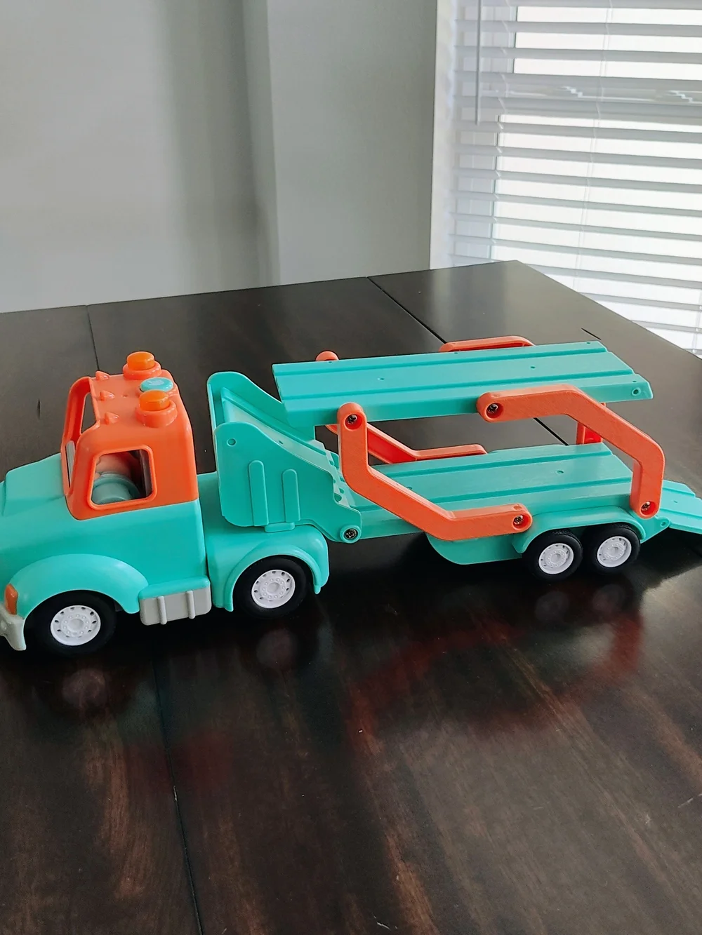 Toddler Dump Truck Toy - Aqua and Orange